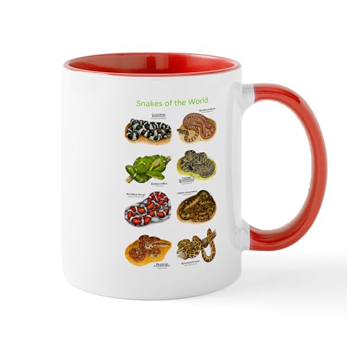 White/Red Inside - Snakes Of The World Mug