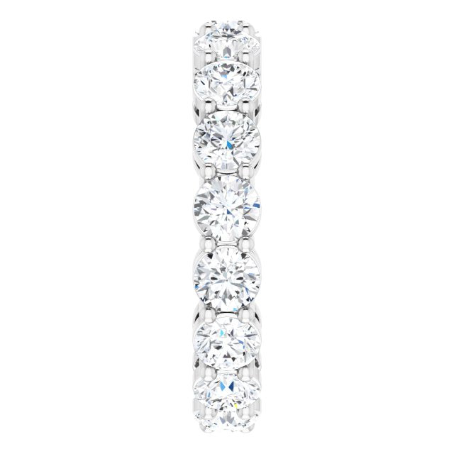 3.57 Carat Round Diamond Eternity Wedding Band - Classic Diamond Ring for Women, Perfect for Anniversary, Engagement & Special Occasions