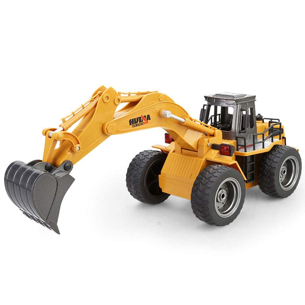 6-Channel Remote Control Excavator Toy - RC Construction Vehicle with Realistic Digging & Dumping Functions, Engineering Sand Digger for Kids Ages 6-12 | Perfect for Outdoor Play, Sandbox Activities & Construction Pretend Play