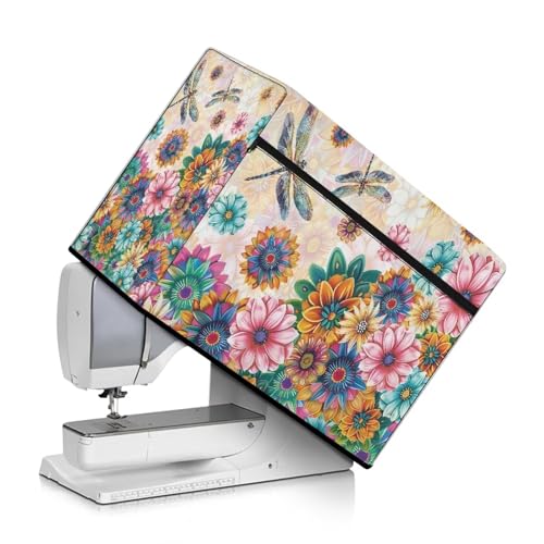 Boho Flowers Dragonfly