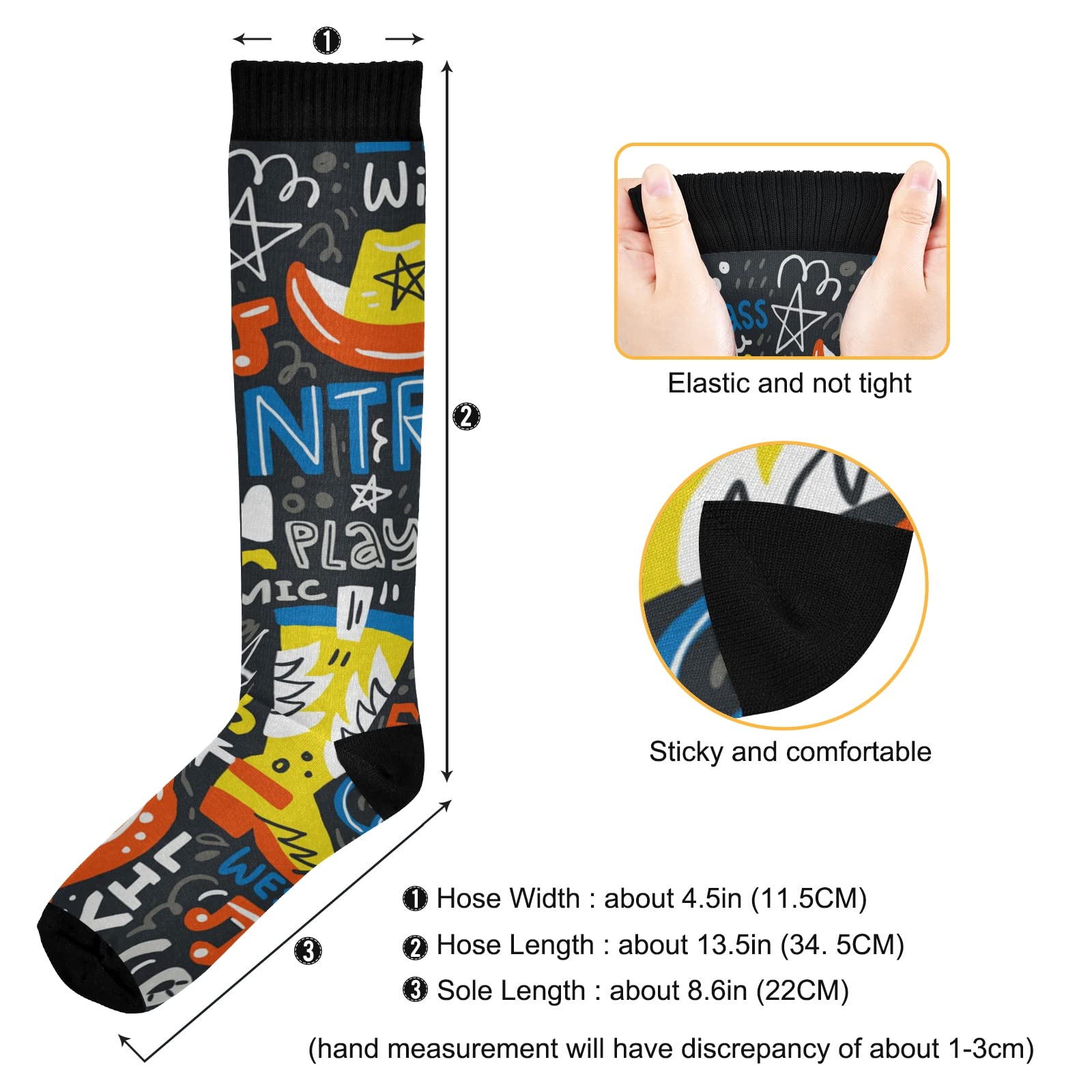 BGXW Compression Socks for Women & Men - 20-30mmHg Graduated Support Knee High Socks for Circulation, Travel & Running - 1 Pair Pack - Perfect for Nurses, Athletes and Long Flight Travelers
