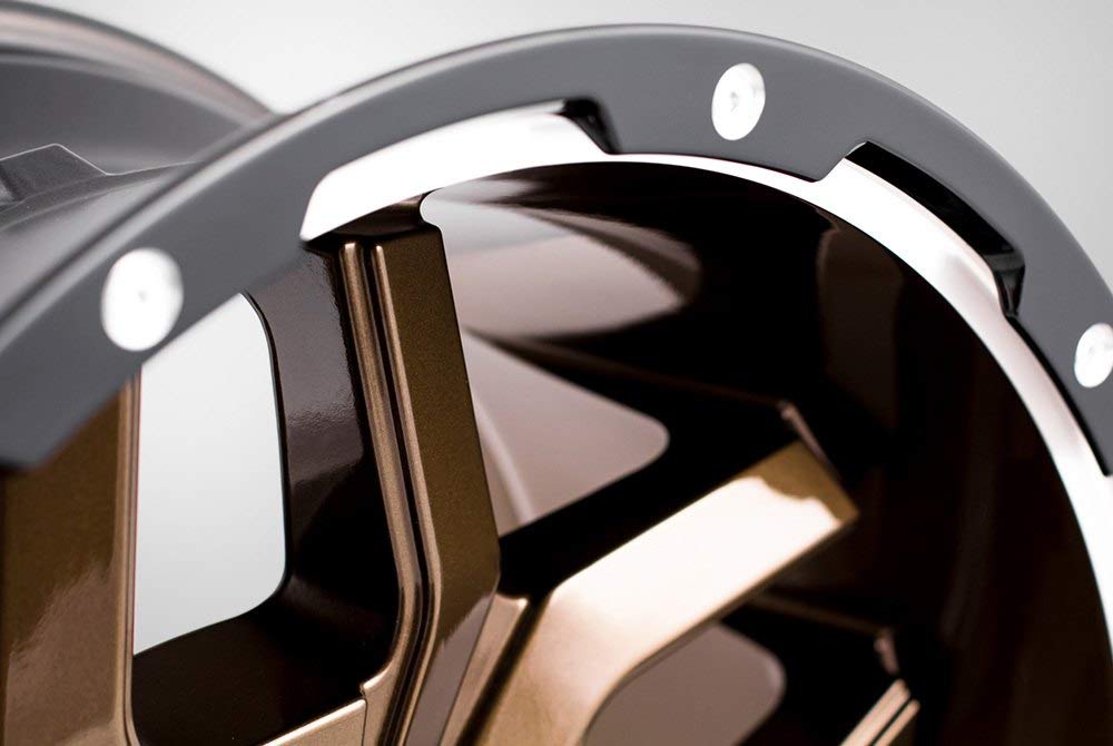 GD7 Custom Wheel 20x10 -25 Offset 6x135 Bolt Pattern 87.1mm Hub Gloss Bronze with Black Lip Rim - Premium Alloy Rims for Trucks & SUVs - Perfect for Off-Roading, Street Performance & Custom Builds