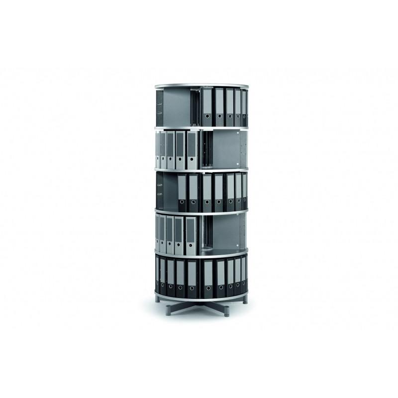Rotafile Compactfile 80 - Portable Rotary File Organizer for Home & Office - Perfect for Documents, Bills, and Important Papers Storage