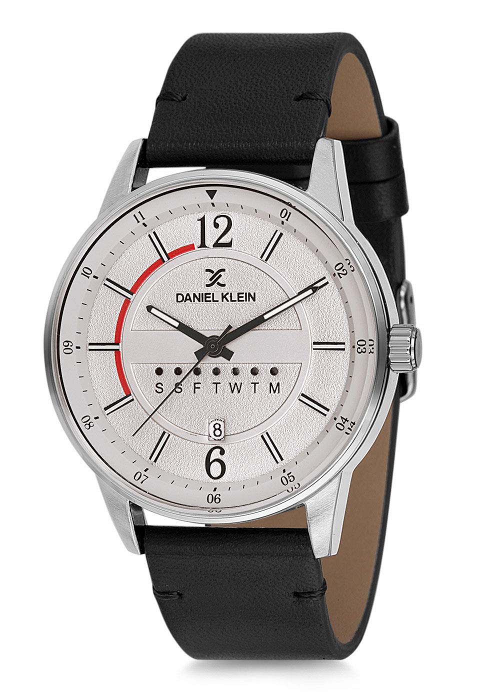 Daniel Klein Men's Watch - Italian Leather Band, 44mm Analog, Japanese Quartz - Perfect for Business & Casual Wear