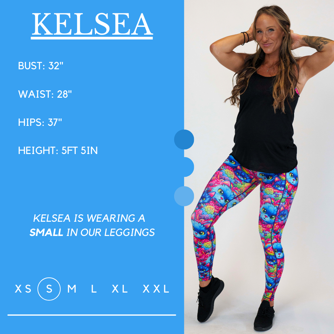 Purrfection High Waist Yoga Leggings for Women - Comfortable & Stretchy Workout Pants - Perfect for Yoga, Gym, Running & Lounge Wear