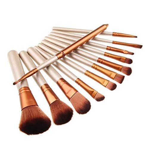 Beggie 12-Piece Makeup Brush Set - Foundation, Eyeshadow, Blush & More for Flawless Beauty