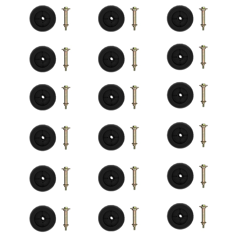 Exmark 18-Piece Deck Wheel Kit - Replacement for Models 103-3168 & 103-4051 | Fits Exmark Mowers | Durable Lawn Mower Parts for Smooth Operation