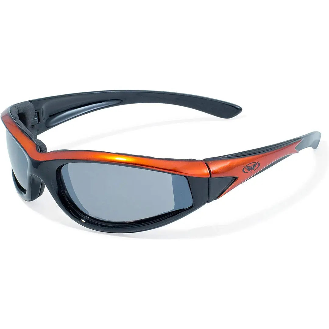 Global Vision Hawkeye Motorcycle Sunglasses - UV Protection, Anti-Glare, Polarized Lenses for Riding, Cycling & Outdoor Sports
