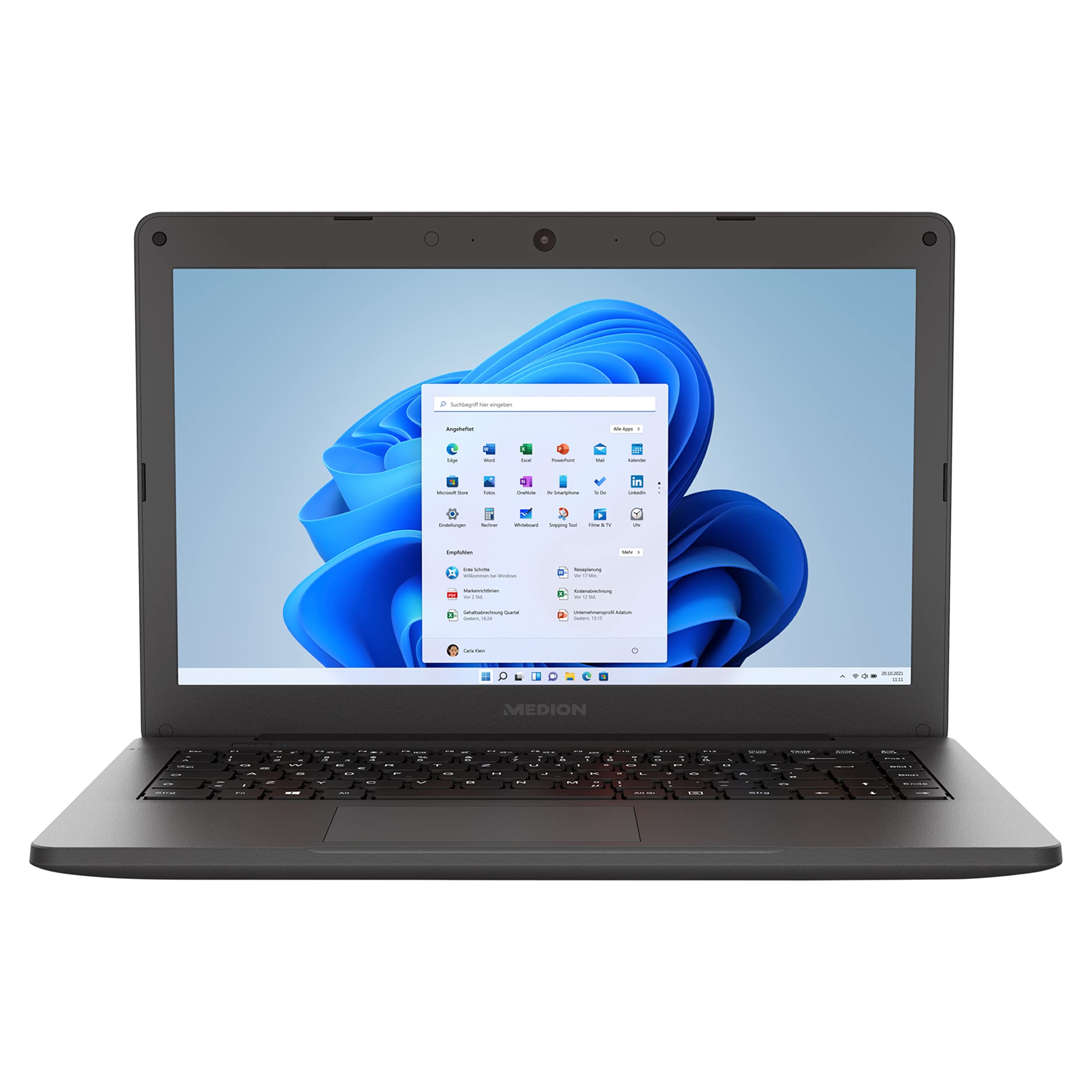 MEDION E14412 14 Inch HD Laptop for Students - Intel Core i3-10110U, 256GB SSD, 8GB RAM, WiFi, Webcam, Windows 10 Home - Perfect for Online Classes, Remote Learning & Homework