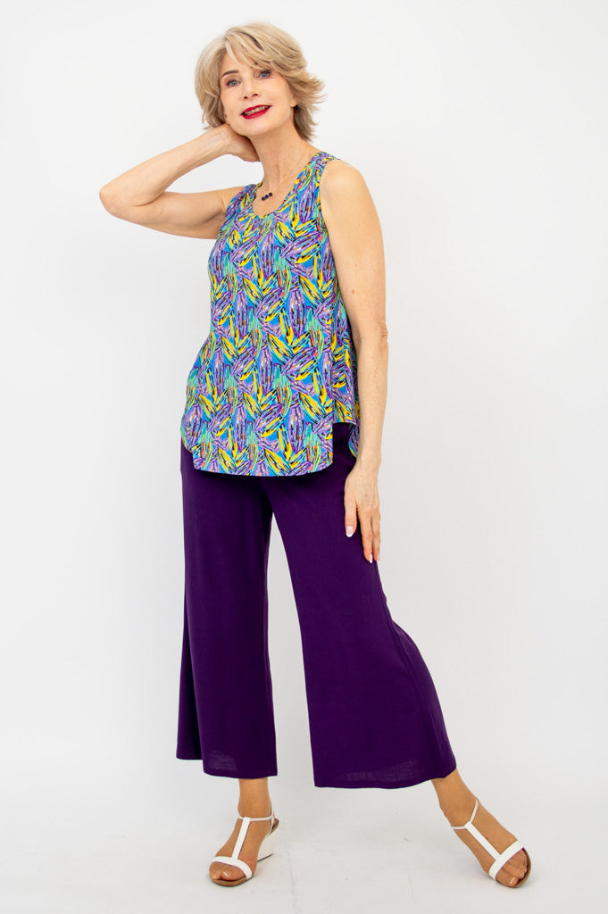 Stylish Jazz Tank Top for Women - Soft Bamboo Fabric - Laval Collection - Perfect for Yoga, Summer Outfits & Casual Wear - Final Sale