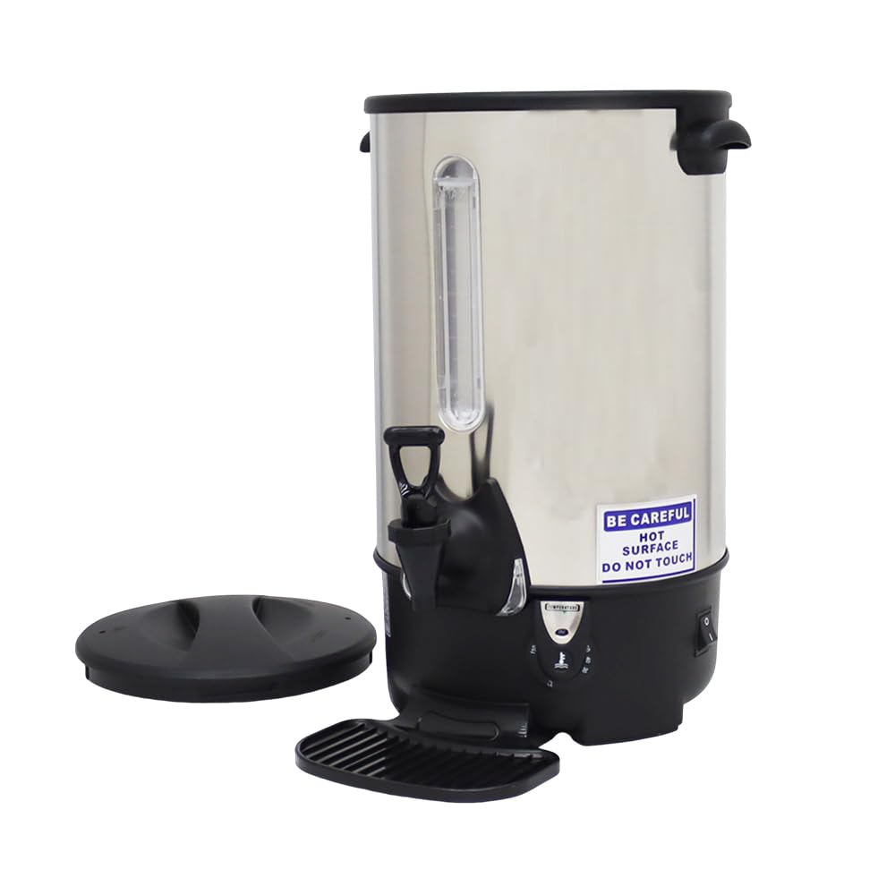 8.8L Commercial Electric Water Boiler - Stainless Steel Hot Water Dispenser for Coffee Shops, Milk Tea Stores & Restaurants - Fast Boiling Bucket for Beverage Making, Food Service & Catering