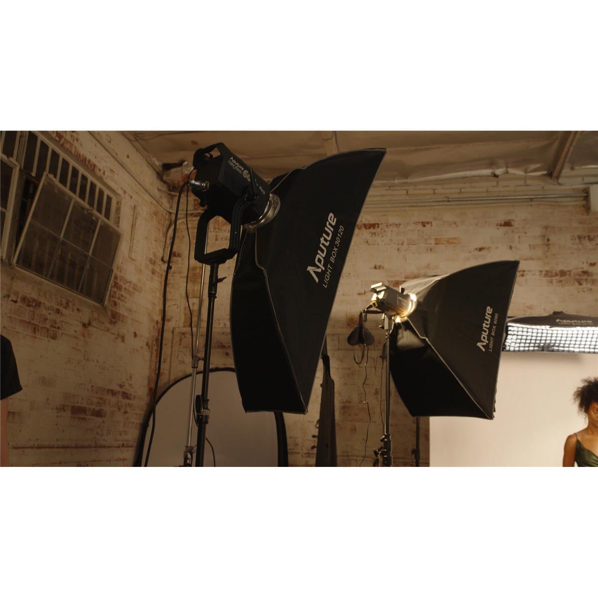 Aputure Light Box 30120 - 12x48 Inch Professional Photography Lighting Softbox for Studio, YouTube, and Product Photography
