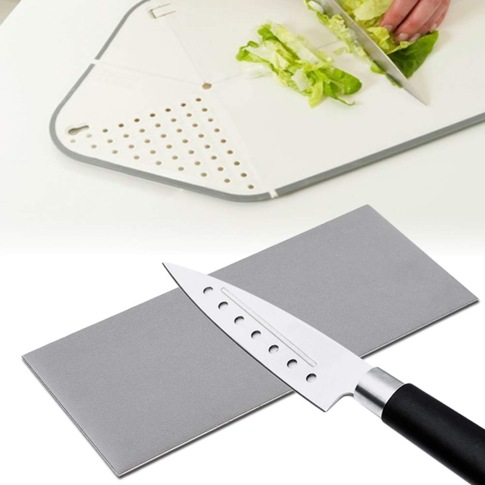80-3000 Grit Rectangle Knife Sharpening Stone - Professional Whetstone for Kitchen Knives, Hunting & Pocket Knives - Multi-Grit Polishing & Honing Tool (600/1000/3000 Grit) - Perfect for Home Chefs & Outdoor Enthusiasts
