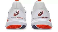 ASICS Men's Solution Speed FF 3 Tennis Shoes - White/Greyish Purple - Lightweight Performance Court Shoes for Competitive Play & Training