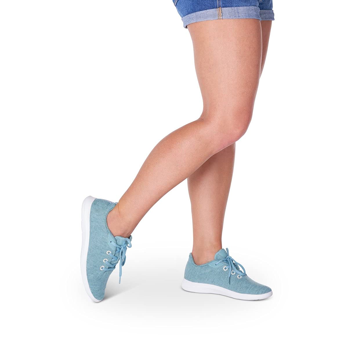 Merino Women's Lace Up Casual Shoes - Comfortable Walking Sneakers for Women, Fashionable Breathable Running Shoes for Daily Wear, Gym, Workout & Outdoor Activities
