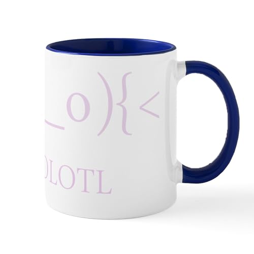 White/Navy Inside - Axolotlwhite Mug