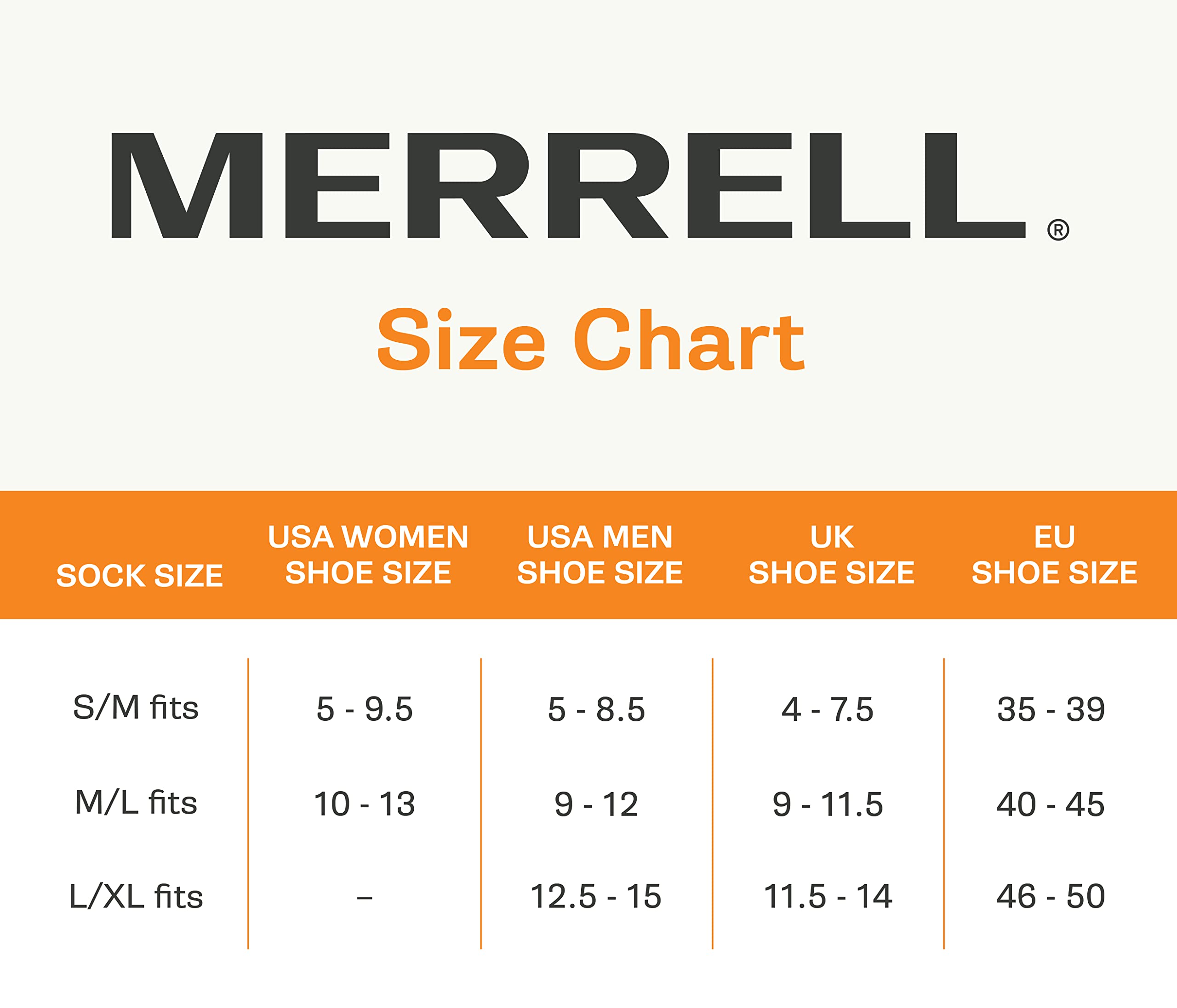 Merrell Men's 3 Pack Cushioned Performance Hiking Socks - Low Quarter Crew Socks for Hiking, Walking & Outdoor Activities - Moisture Wicking & Arch Support for All-Day Comfort