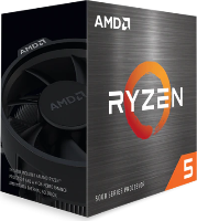 AMD Ryzen 5 5600X 6-Core 12-Thread Desktop Processor with Wraith Stealth Cooler - Perfect for Gaming, Streaming & Content Creation
