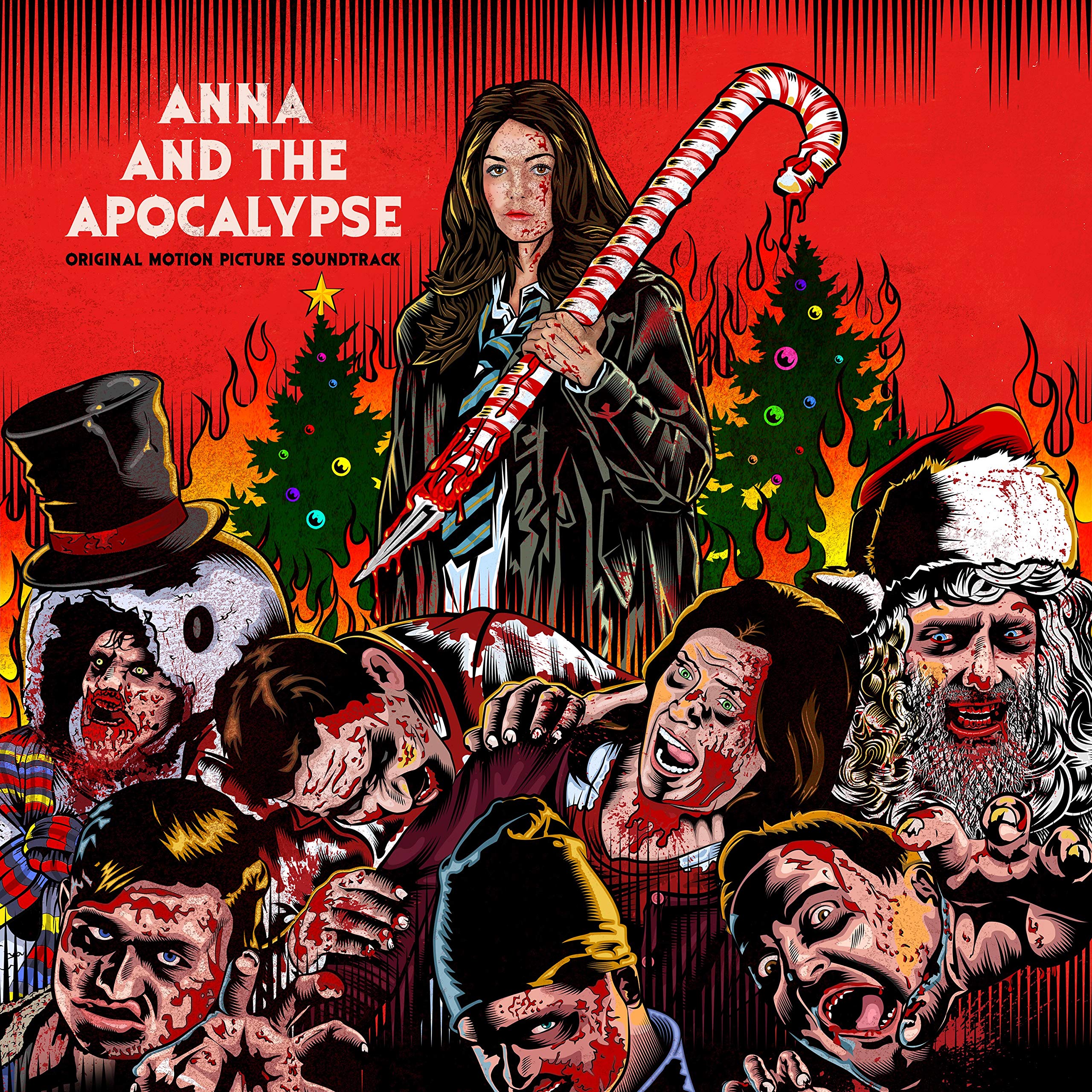 Anna and the Apocalypse Vinyl Record - Clear with Red Splatter Limited Edition | Horror Musical Soundtrack | Perfect for Halloween Parties & Movie Nights