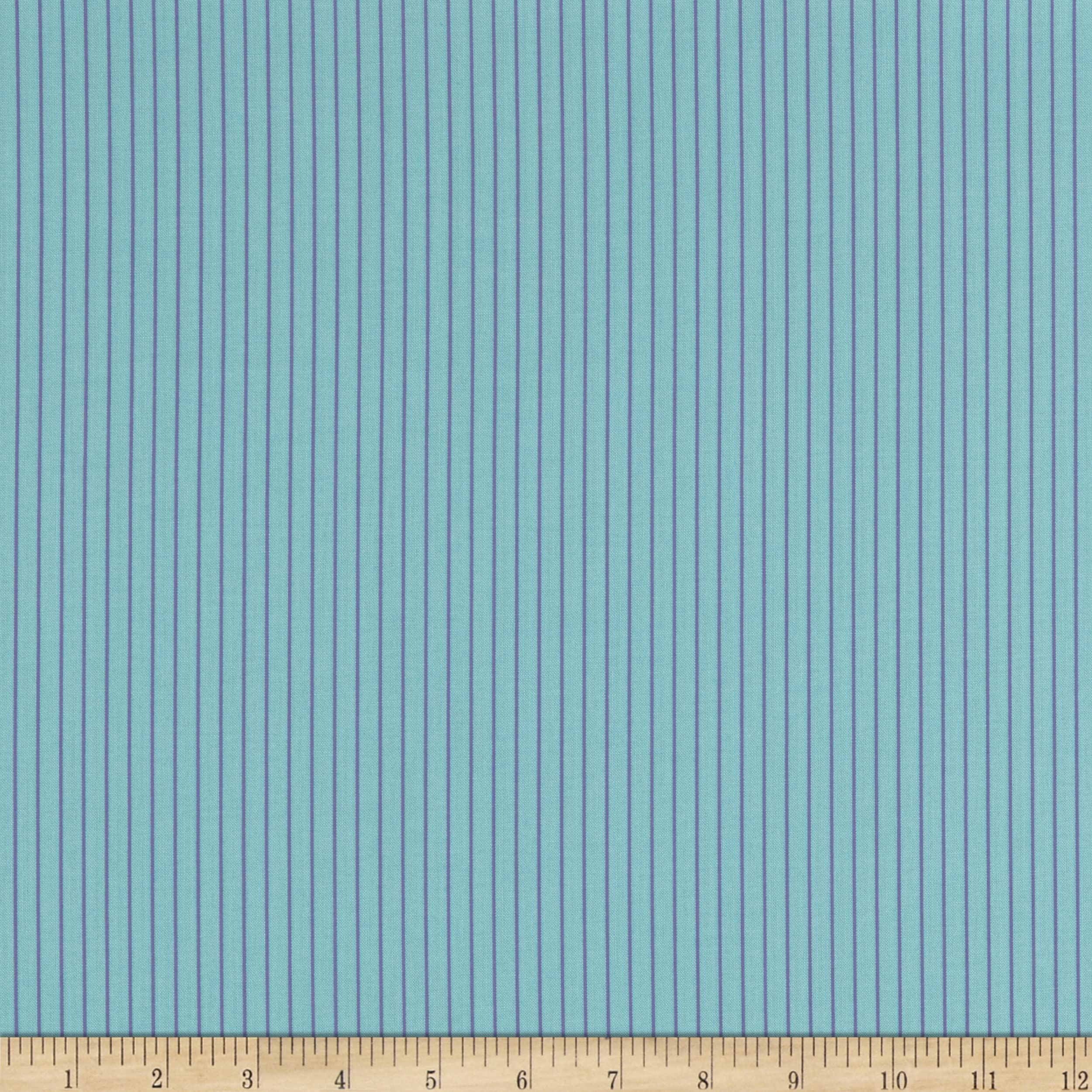 Tula Pink True Colors Tiny Stripes Misty Fabric by The Yard - Premium Cotton Quilting Fabric for DIY Sewing, Quilts, Apparel & Home Decor Projects