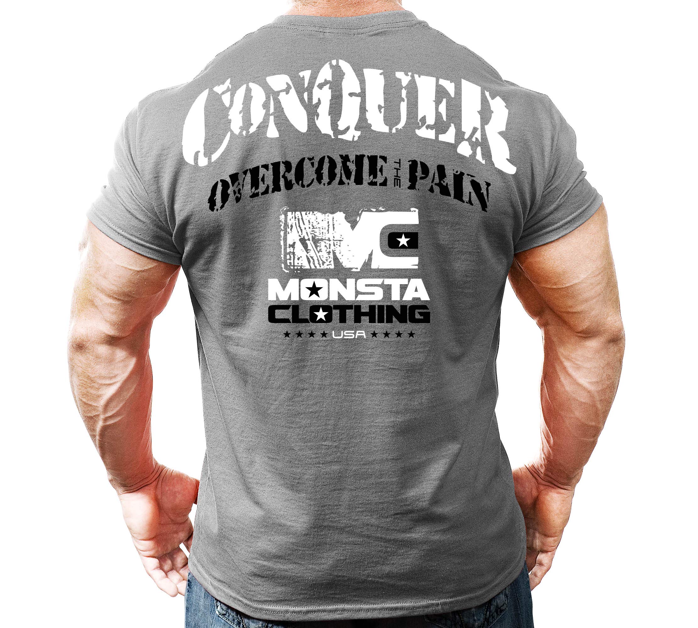 Men's Bodybuilding Workout Gym T-Shirt - Conquer Your Fitness Goals | Perfect for Weight Training, CrossFit & Gym Sessions
