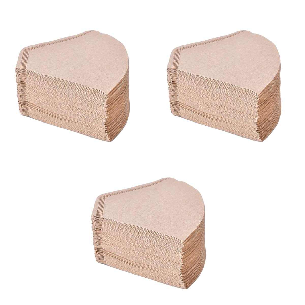 Hemoton 300-Pack Premium Coffee Filters - Compatible with Most Coffee Makers, Drip Machines & French Press - Perfect for Home, Office & Camping Use
