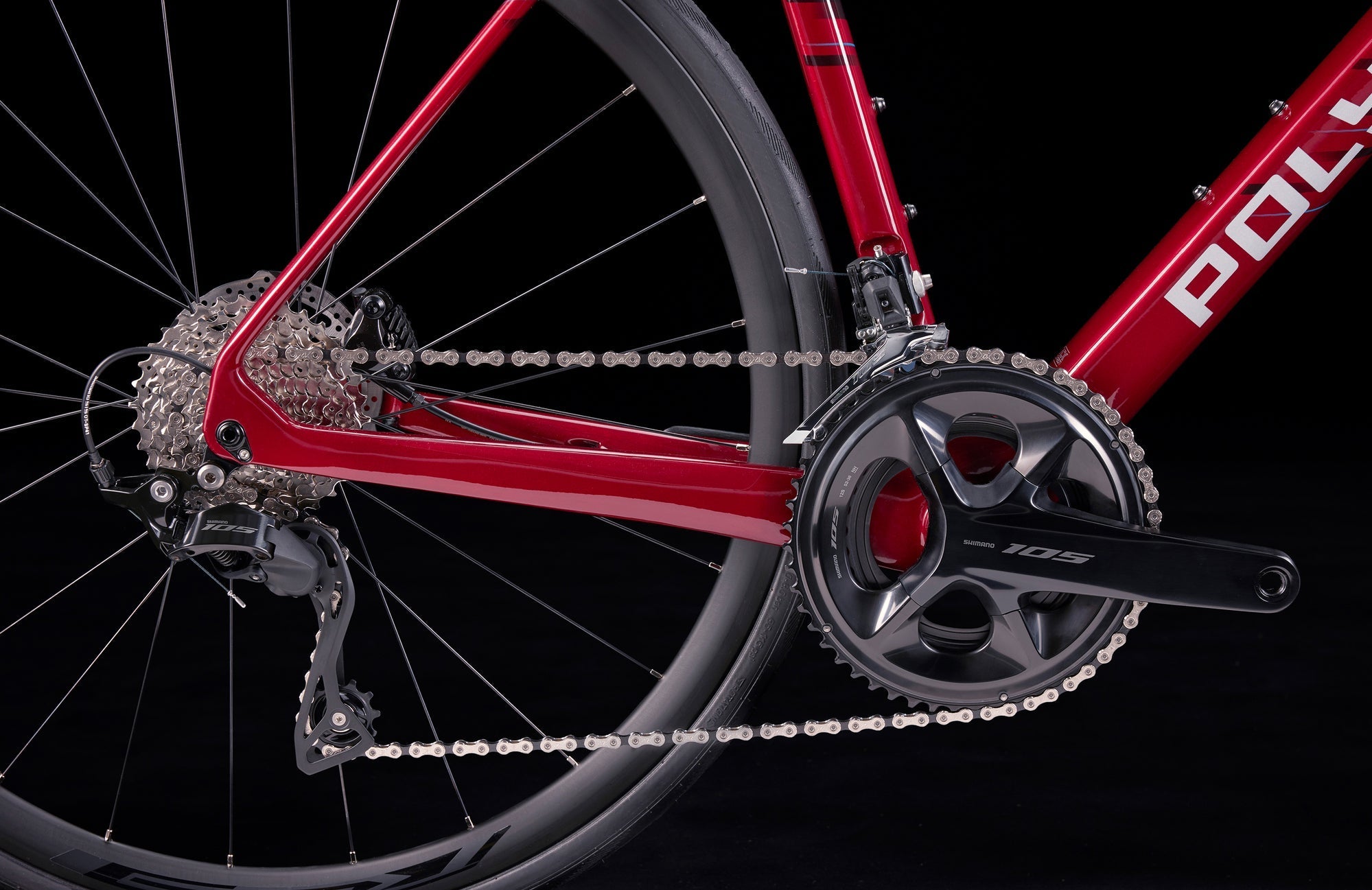 Polygon Strattos S7 Disc 105 Carbon Road Bike - Lightweight & High-Performance for Racing & Endurance Training | Perfect for Road Cycling, Triathlons & Long-Distance Rides