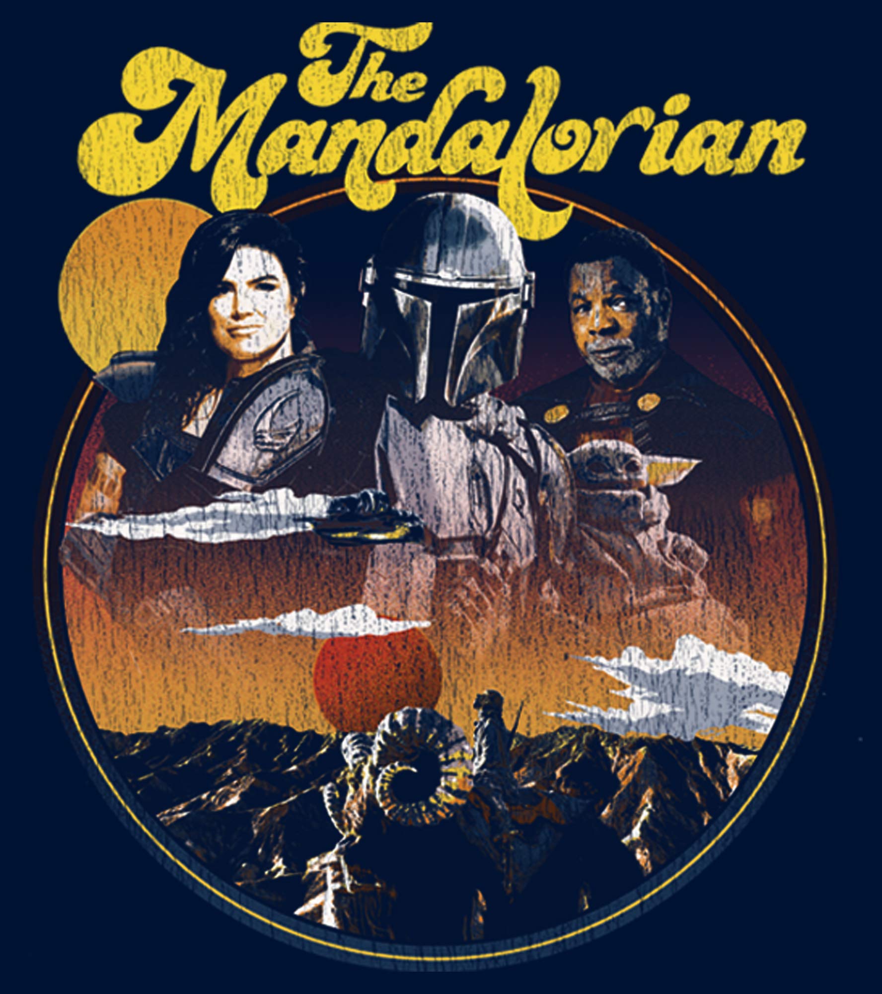 Men's Star Wars The Mandalorian Razor Crest Crew Sweatshirt | Official Licensed Hoodie | Cosplay & Casual Wear | Perfect for Fans, Gifts & Everyday Comfort