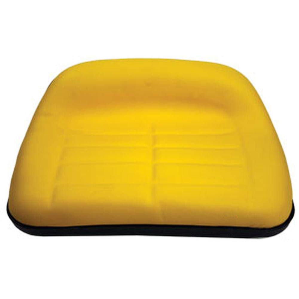 RAParts TY15862 Universal Yellow Low Back Seat Replacement for John Deere 185 180 175 170 165 160 130 116H Tractors - Durable Comfort for Farming, Landscaping & Outdoor Work