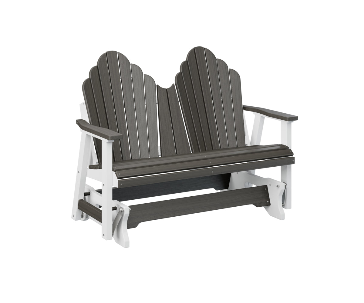 Berlin Gardens Cozi Back Double Glider - Outdoor Patio Swing with Canopy, Comfortable 2-Person Bench Glider for Garden, Porch, Deck - Perfect for Relaxing and Enjoying Nature
