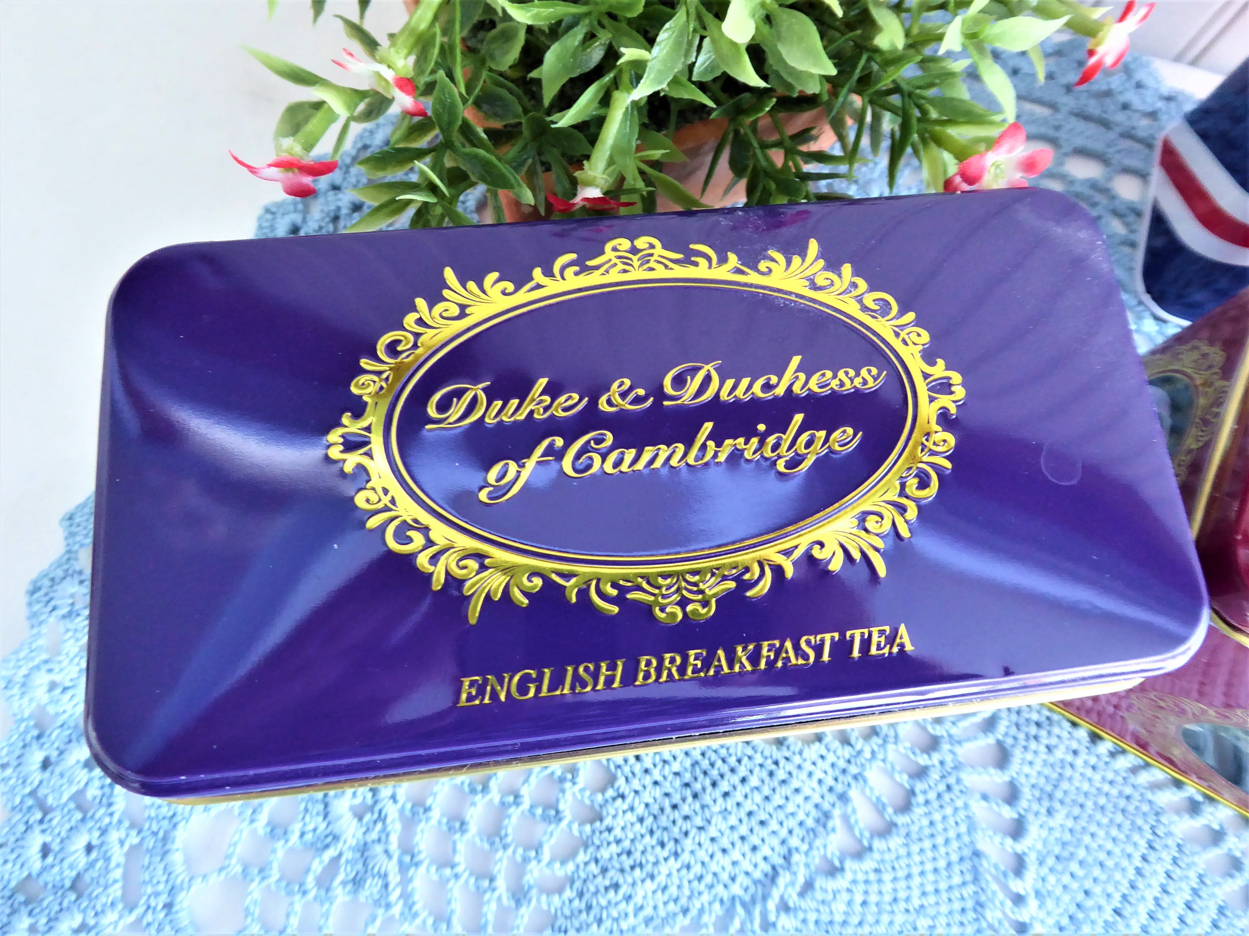 Royal Wedding Commemorative Tea Tins - Duke & Duchess of Cambridge & Sussex - Perfect for Tea Lovers, Collectors & Royal Memorabilia Fans - Great for Gifts, Home Decor & British Tea Parties