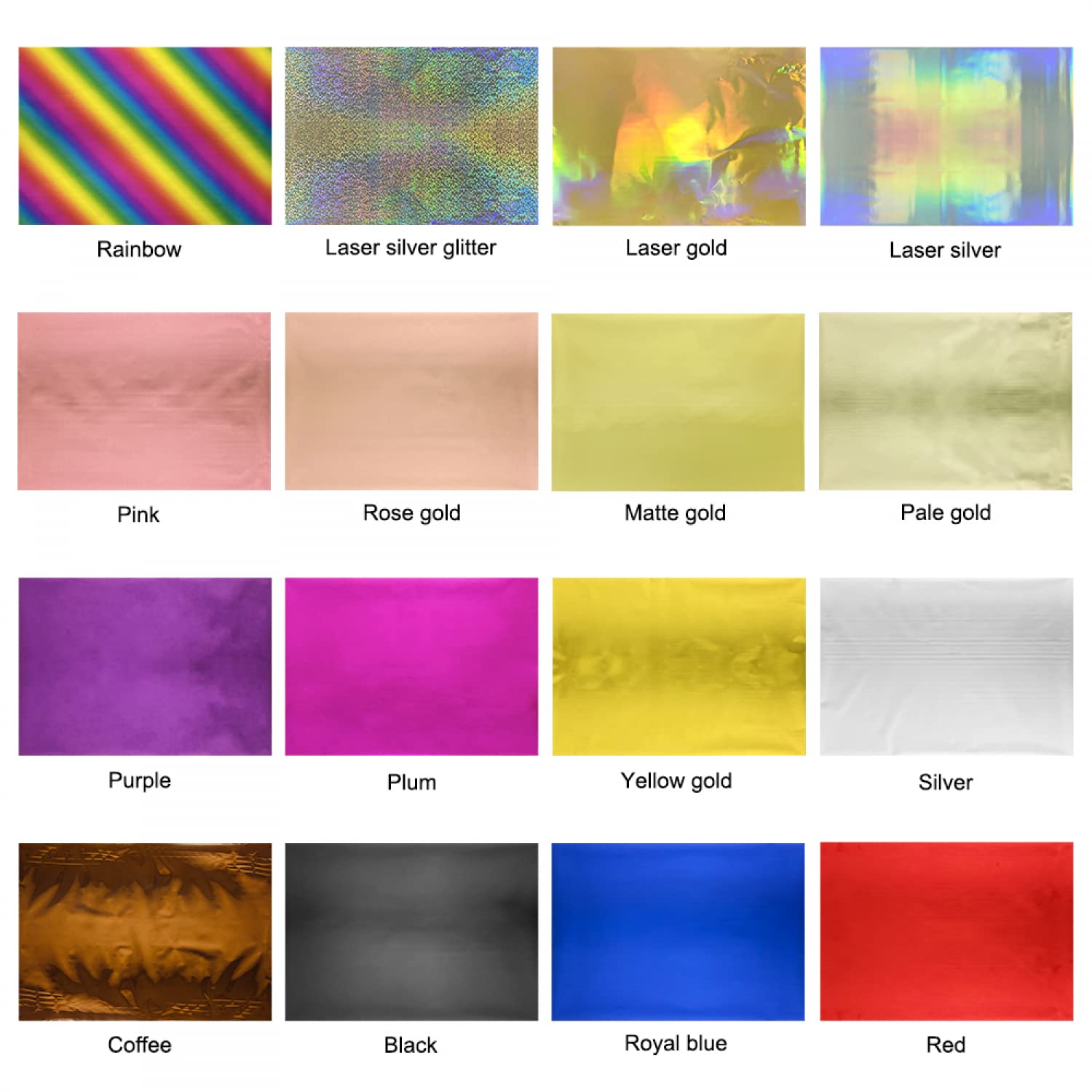 100PCS Glimmer Hot Foil Sheets - Metallic Variety Pack with Beautiful Colors | 7.9x11.4 Inch Toner Reactive Foil for Laser Printers & Laminators | Perfect for Scrapbooking, Card Making, DIY Paper Crafts & Gift Wrapping