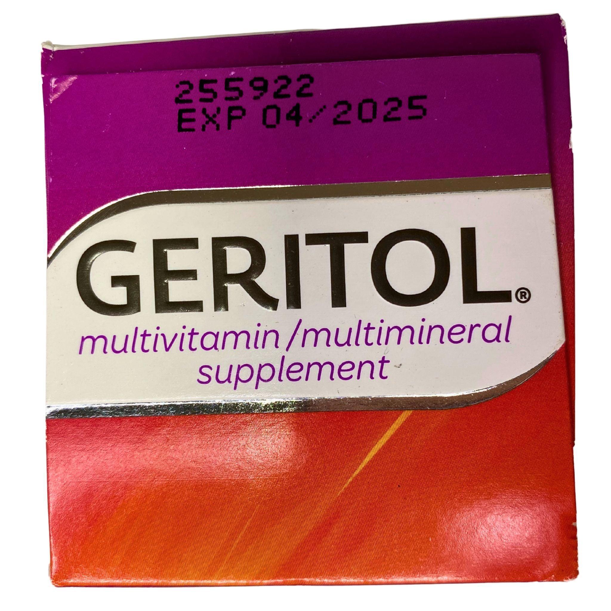 Geritol Multivitamin & Multimineral Supplement - 26 Essential Vitamins & Minerals for Adults - Immune Support & Energy Boost (20 Count) - Daily Nutrition for Active Lifestyle & Wellness