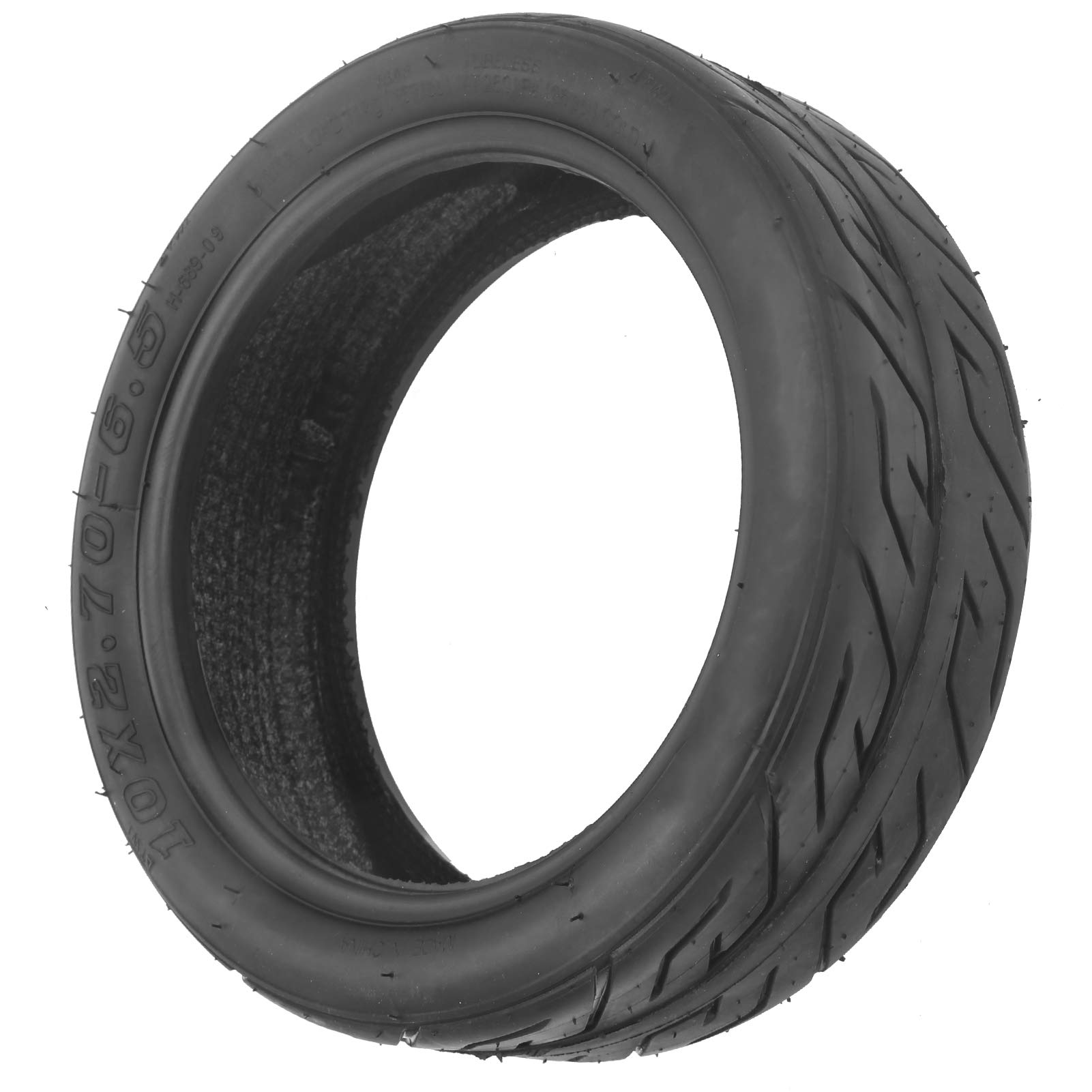 10x2.70-6.5 Vacuum Tire for Electric Scooter - Heat & Impact Resistant, Air Tight Rubber Tire Cover - Perfect for Balance Scooters & 10 Inch Wheels - Ideal for Commuting, Urban Travel & Outdoor Adventures