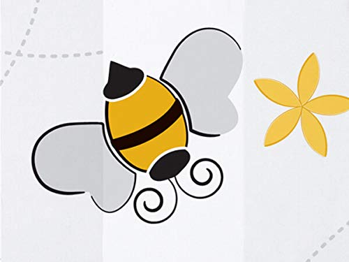 Honey Bee Printed Cello Bags 4x2x9 Inches - 1.2 Mil Thick All-Occasion Gift Wrapping (300 Bags Total - 3 Packs of 100) for Wedding Favors, Party Treats & Retail Packaging