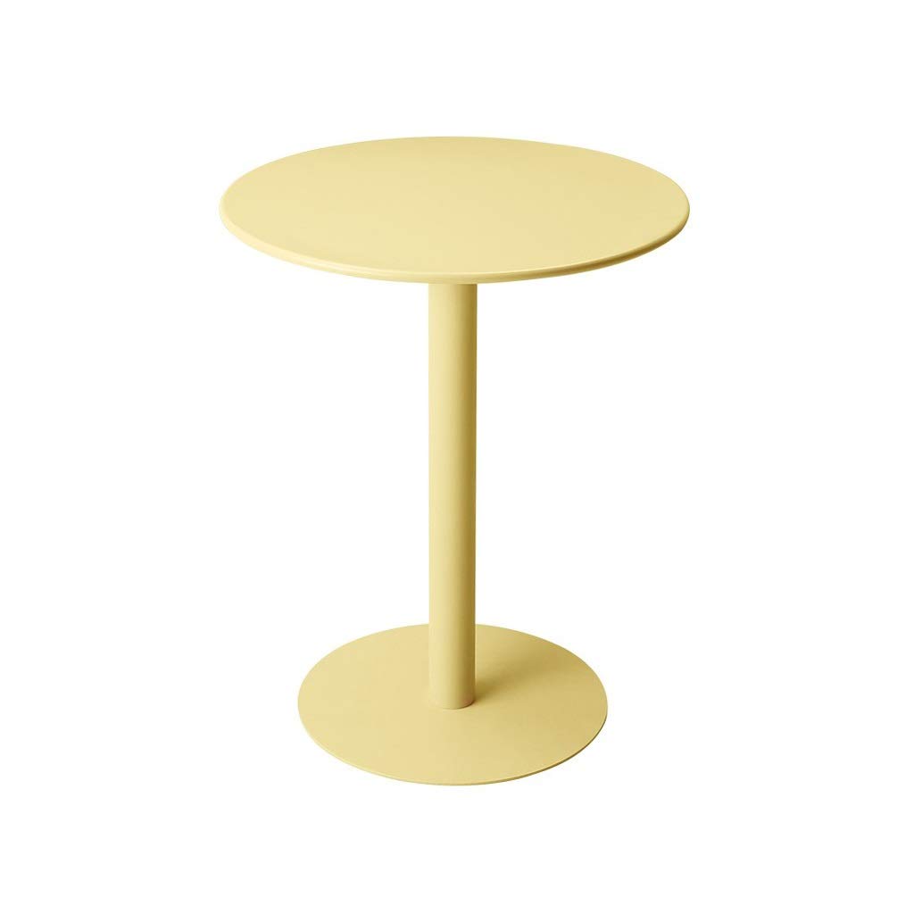 Round Iron Art Side Table - 24