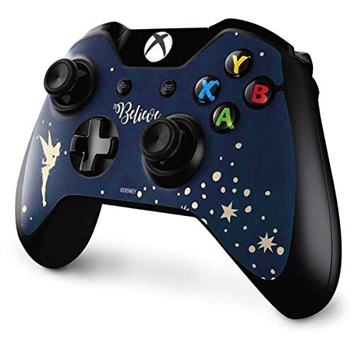 Official Disney Tinker Bell Believe Design Gaming Skin Decal for Xbox One Controller - Custom Protective Cover for Gamers & Collectors - Perfect for Gaming Sessions, Gift Giving & Display