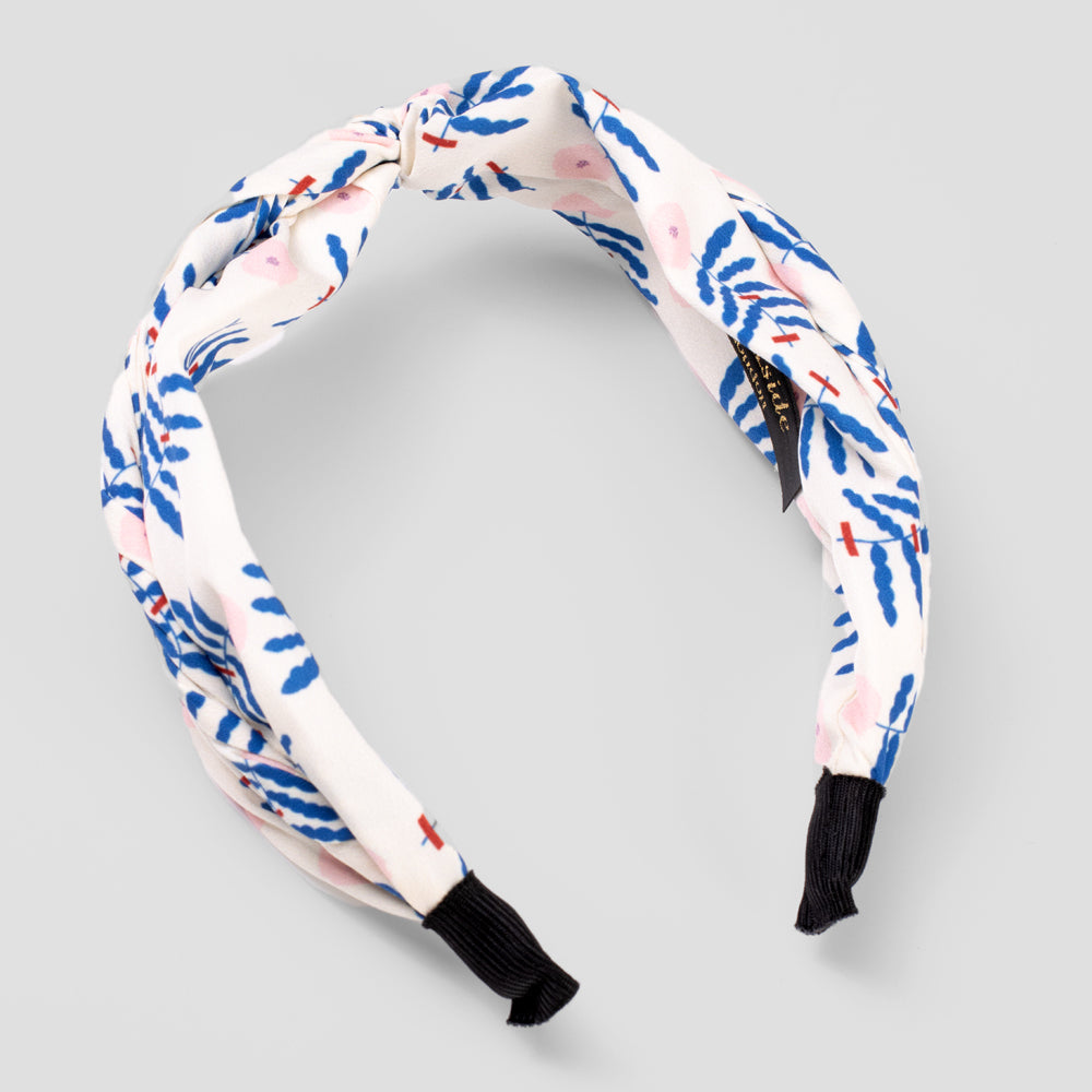 Handmade Floral Print Headband for Women - Soft Fabric Hair Accessories for Girls, Brides, Yoga, Running & Outdoor Activities