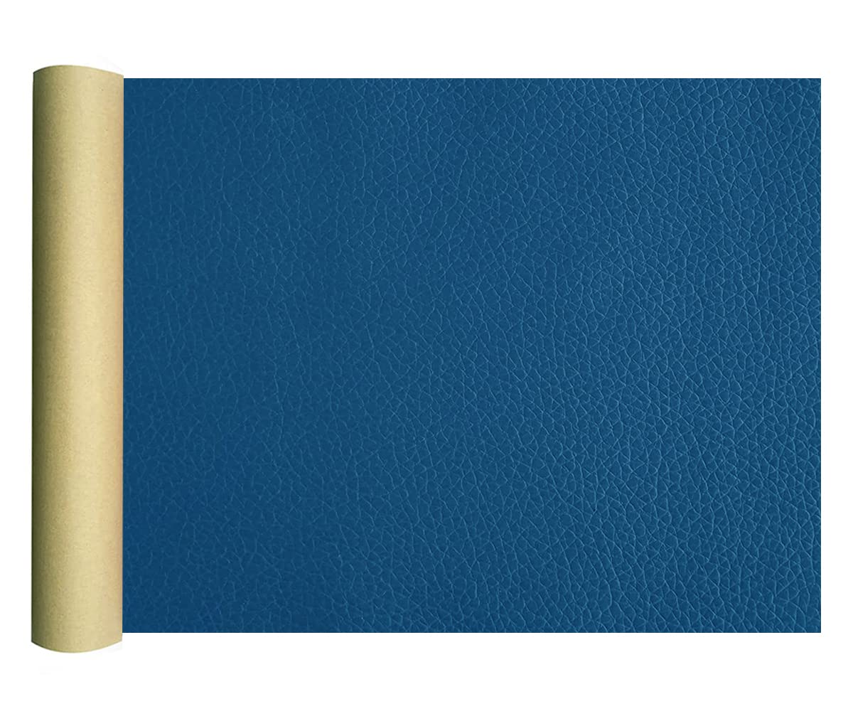Self-Adhesive Leather Repair Tape for Furniture - 17.7 x 78.8 Inches Durable Vinyl Repair Kit - Navy Blue Sofa, Car Seat & Bag Patch - Perfect for Fixing Tears on Couches, Armchairs & Leather Accessories