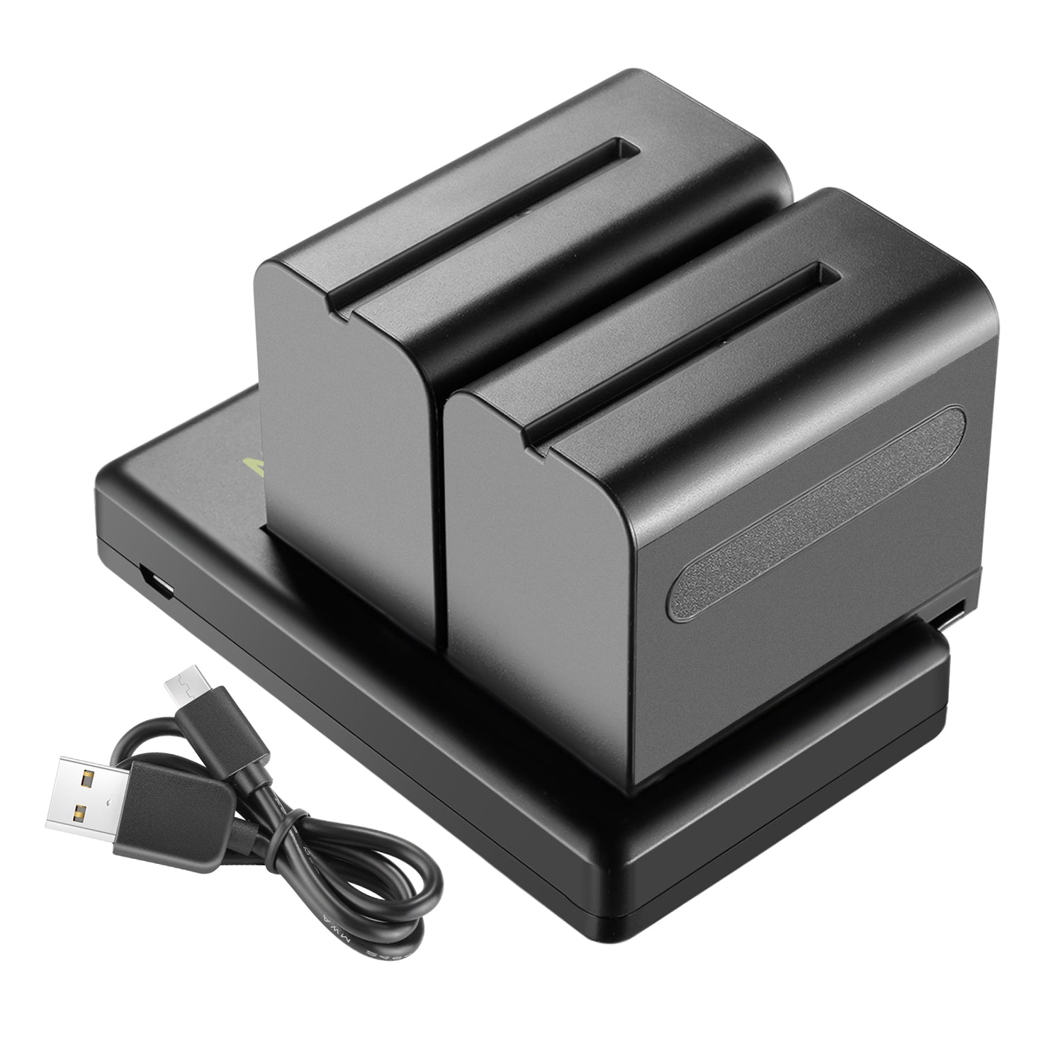 NEEWER 2 Pack NP-F970 6600mAh Lithium-Ion Replacement Battery for Sony Cameras - Perfect for Sony A7III, A7RIII, A9 & More - Ideal for Photography, Videography & Travel