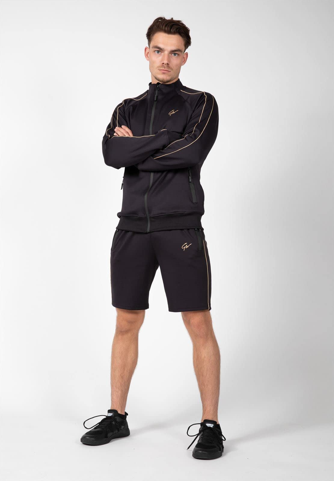 Gorilla Wear Wenden Track Shorts for Men - Lightweight Running & Gym Workout Shorts - Perfect for Training, Jogging, and Athletic Activities
