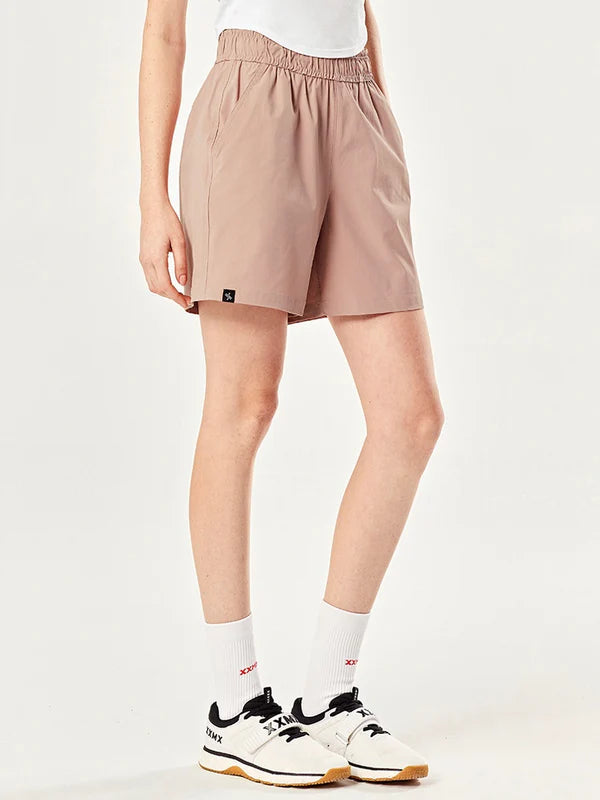 Always Stretchy Shorts for Women - Comfortable Elastic Waist Workout Running Yoga Lounge Shorts - Perfect for Gym, Travel & Casual Wear