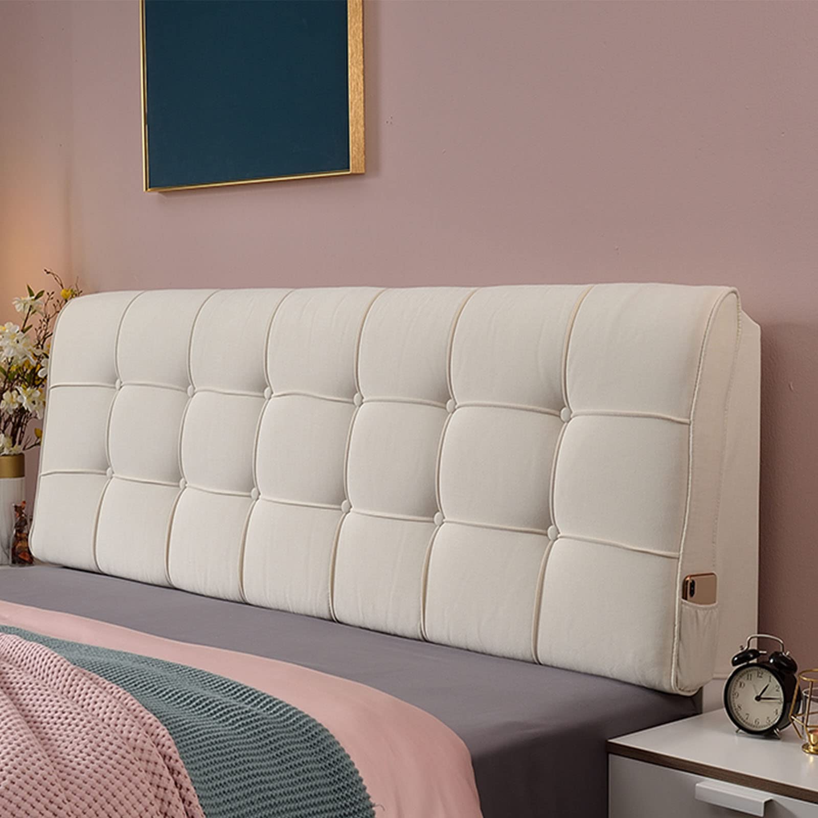 Large Rectangular Wedge Headboard Pillow - 35.4