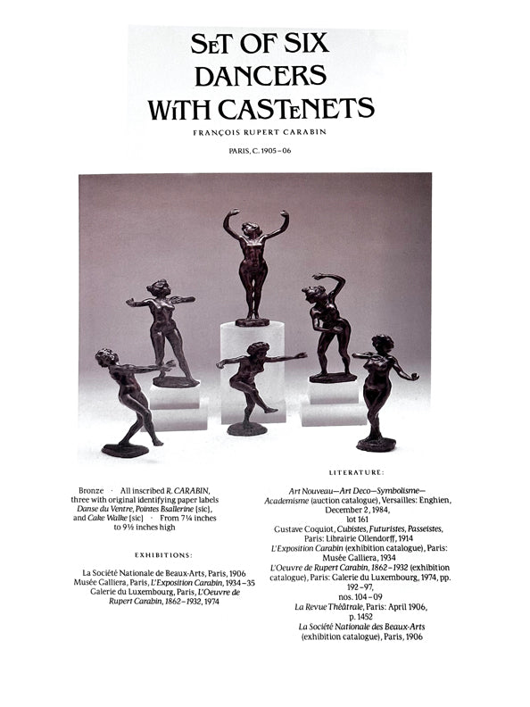 Rupert Carabin Set of 6 Spanish Castanets - Authentic Wooden Percussion Instruments for Flamenco Dance, Music Education & Cultural Performances