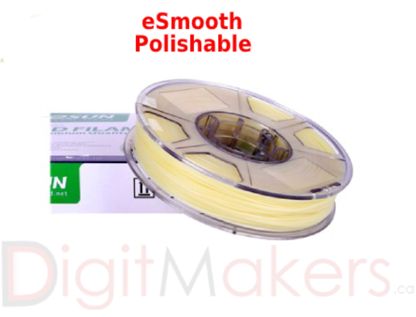 ESUN eSmooth 1.75mm 3D Printer Filament - 0.5kg Spool, High-Quality PLA Material for Smooth Printing - Perfect for DIY Projects, Prototyping & Home 3D Printing