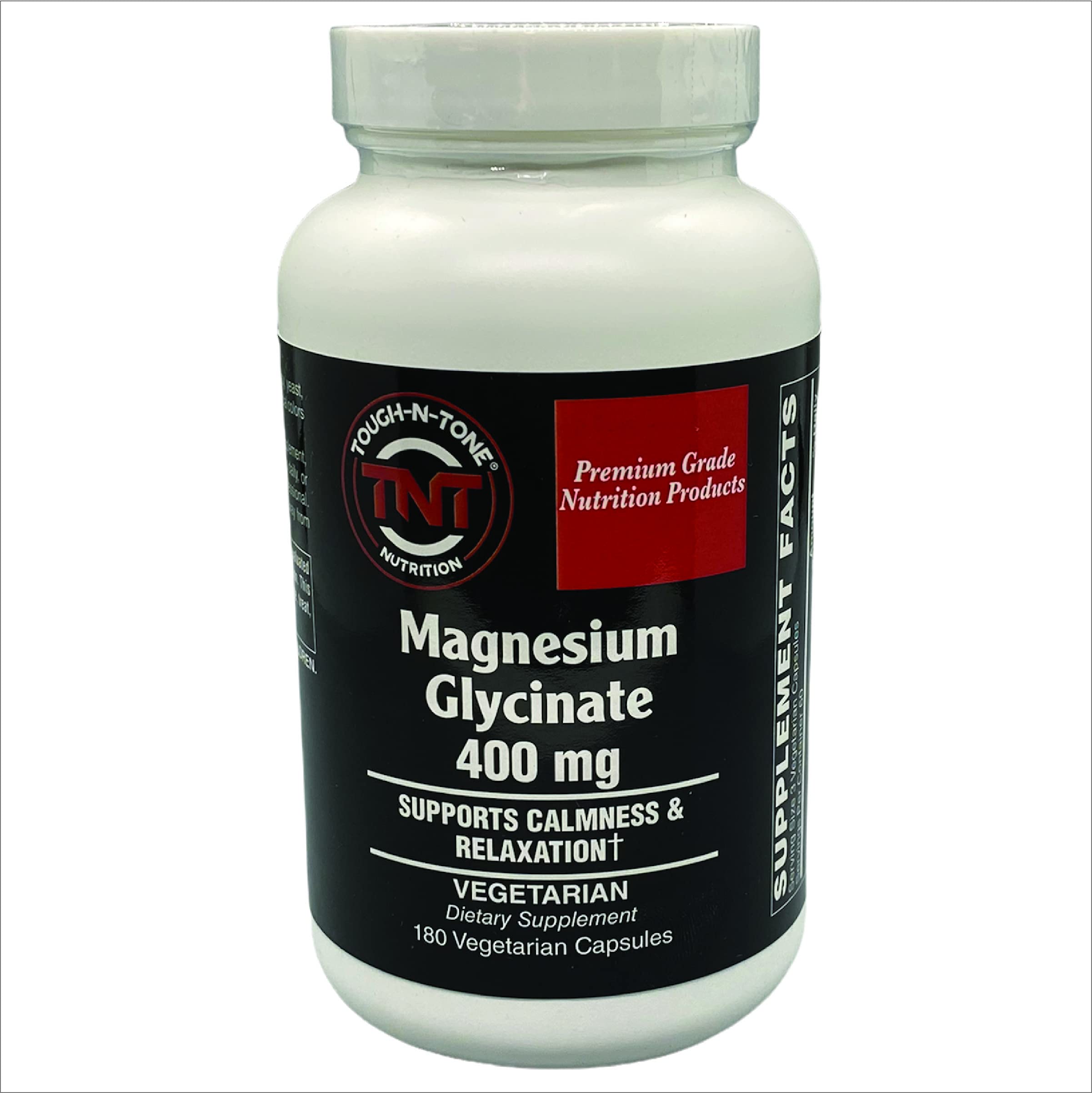 Magnesium Glycinate 400mg Capsules - High Absorption Vegan Supplement for Stress Relief & Sleep Support | Gluten-Free, Soy-Free, Dairy-Free | Supports Muscle Relaxation & Heart Health