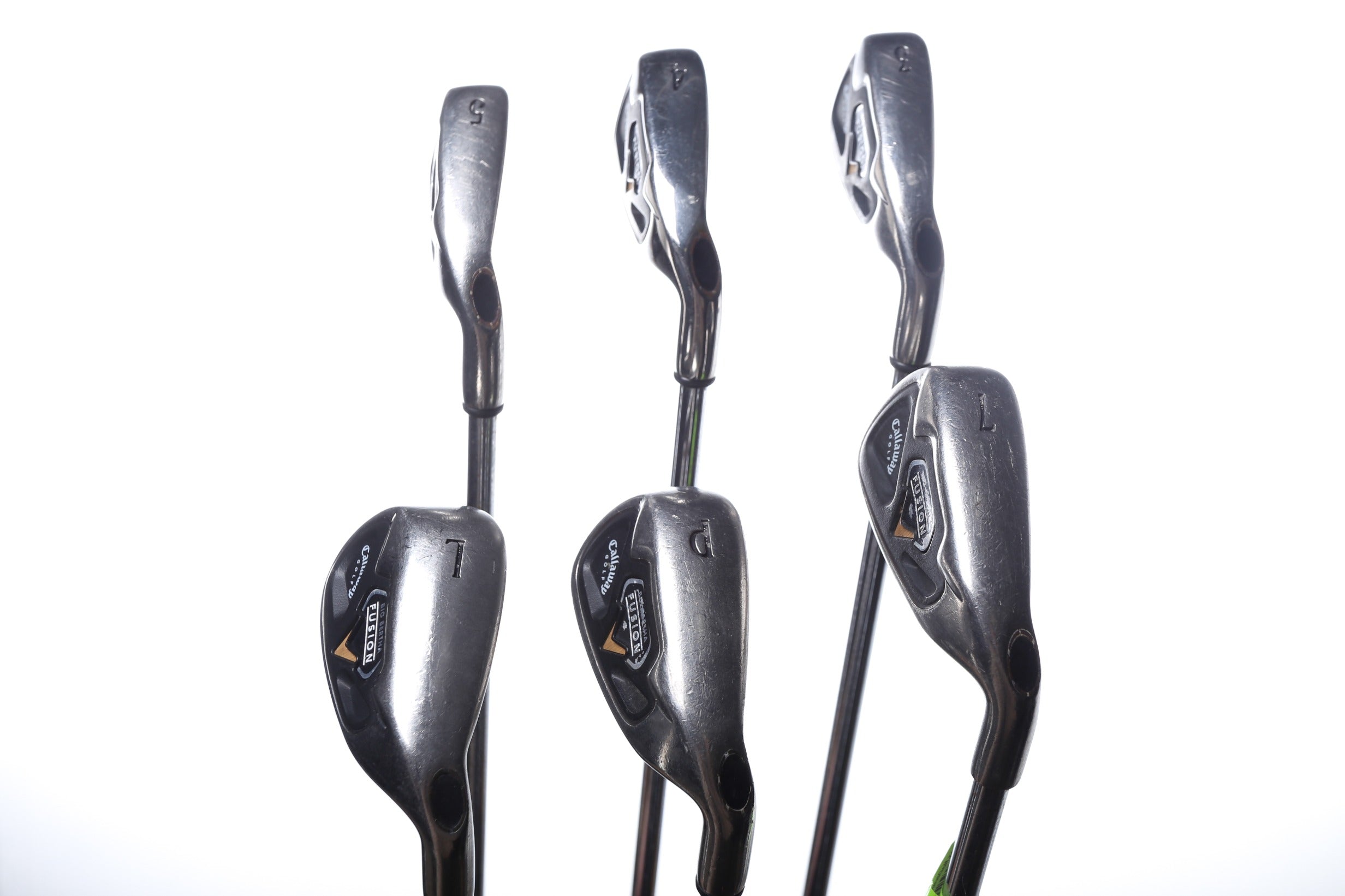 Used Callaway Big Bertha Fusion Iron Set - Right Handed 3-6, PW & LW (Uniflex Flex) | Premium Golf Clubs for Men | Perfect for Driving Range & Course Play