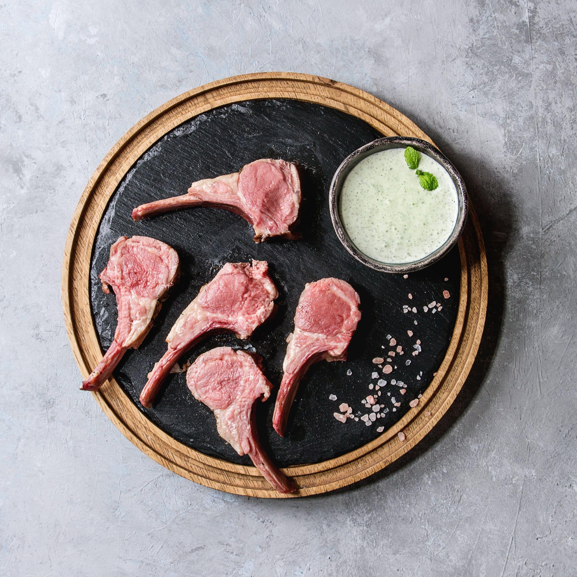 Premium New Zealand Pasture-Raised Lamb Rack (16-18oz, 2 Racks) - Grass-Fed, Tender & Juicy - Perfect for Gourmet Dinners, Holiday Feasts & Special Occasions