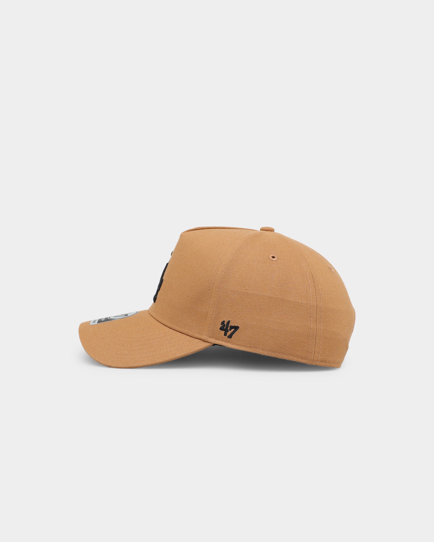 47 Brand Los Angeles Dodgers Replica 47 MVP DT Snapback Camel Hat - Adjustable Baseball Cap for Men & Women - Perfect for Sports Fans, Casual Wear & Game Day Outfits