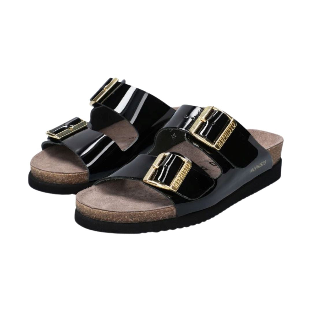 MEPHISTO HESTER TWO STRAP Women's Comfortable Sandals - Breathable Leather Walking Shoes for Summer, Beach & Travel
